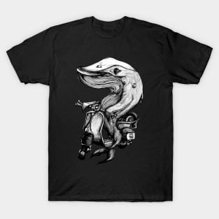 Scooter Whale T-Shirt